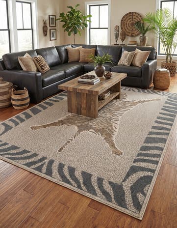 245cm x 335cm Safari Alfombra