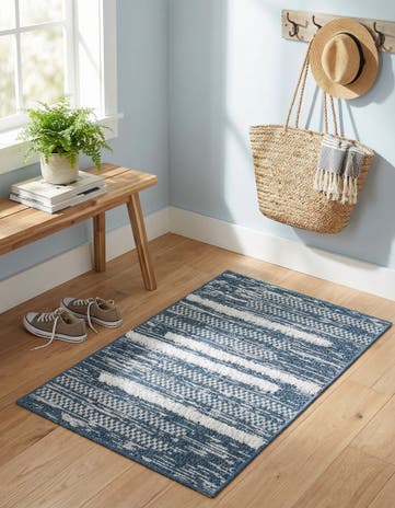 Navy Blue Abbey Rug