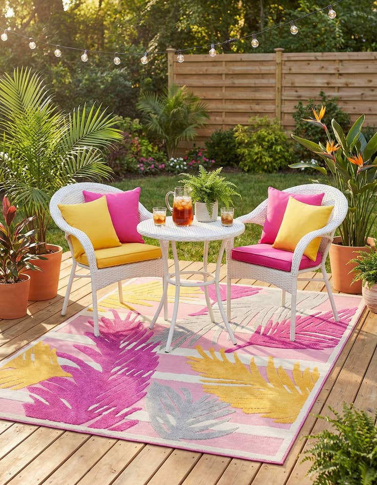 Detail image of  7' x 10'  Washable Aruba Indoor / Outdoor Rug