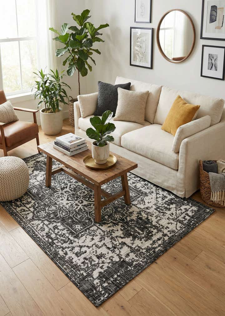4' x 6' Easy-Clean Jill Zarin Dubai Indoor / Outdoor Rug