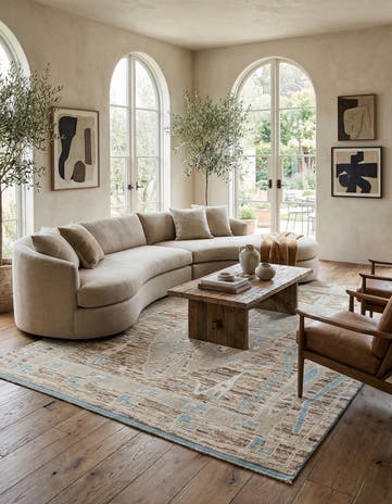 8' 10 x 13' 6 Hand Knotted Moroccan Wool Rug