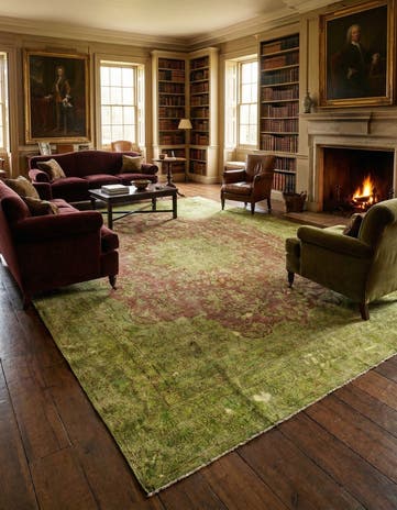 9' 7 x 12' 5 Vintage Royal Wool Rug