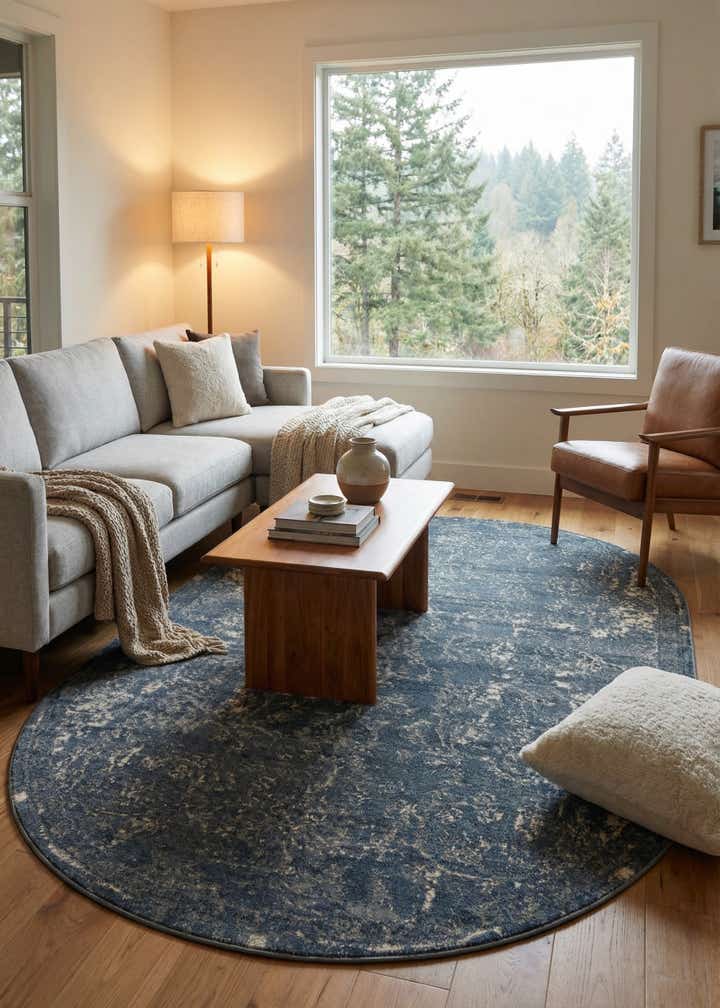 6' 1 x 9' Oregon Oval Rug