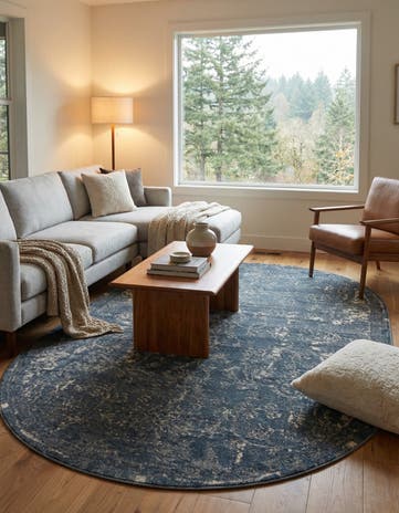 6' 1 x 9' Oregon Oval Rug