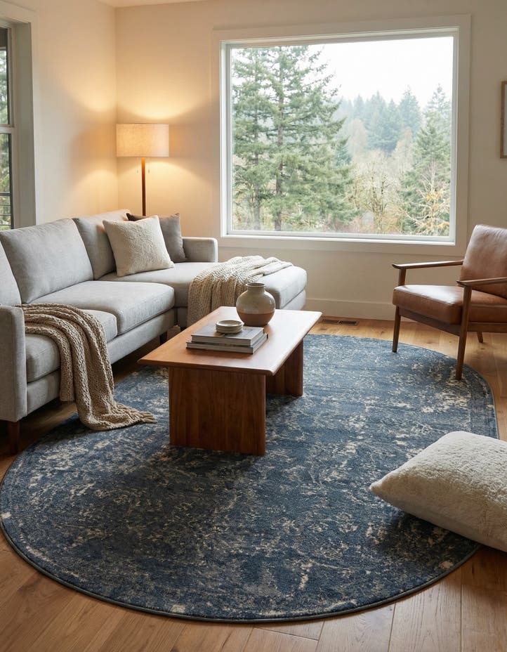 6' 1 x 9' Oregon Oval Rug