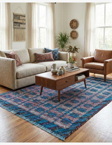 4' 10 x 6' 2 Hand Knotted Darya Wool Rug
