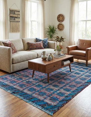 4' 10 x 6' 2 Hand Knotted Darya Wool Rug