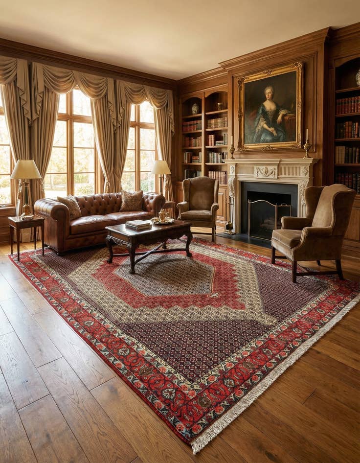 Detail image of 8' 2 x 11' 4 Bidjar Wool Rug