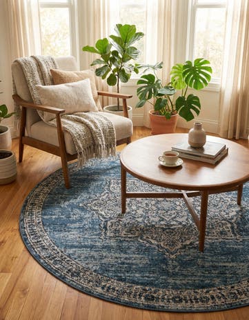 5' 3 x 5' 3 Nyla Round Rug