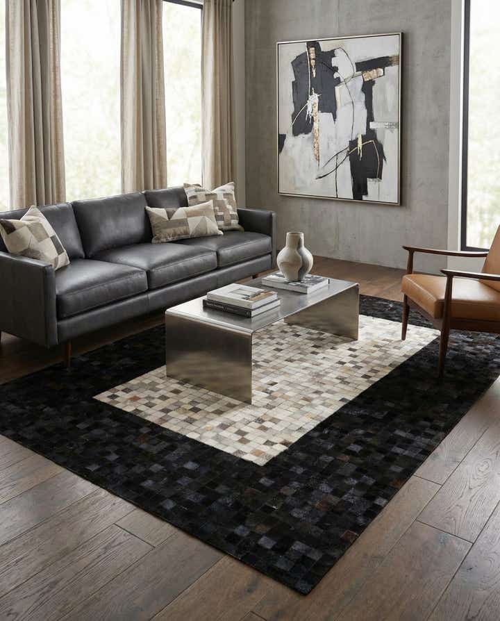 5' x 8' Cowhide - Patchwork Rug