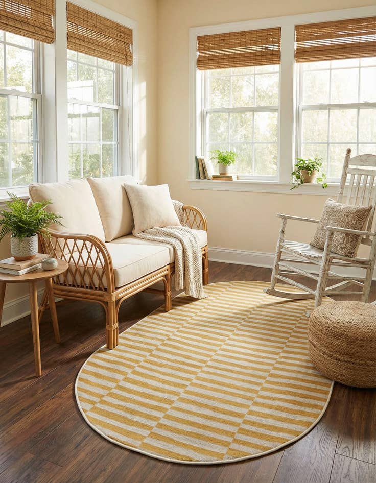 Detail image of  3' x 5' 3 SoHo Oval Rug