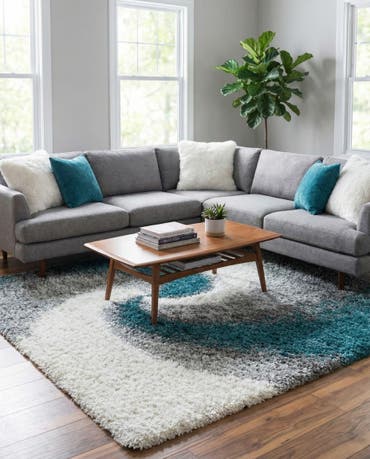  7' 10 x 11' Soft Touch Shag Rug