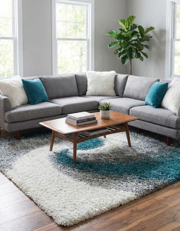 7' 10 x 11' Soft Touch Shag Rug