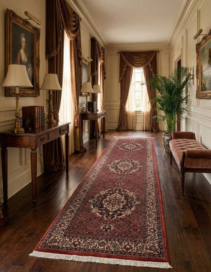 Detail image of 2' 6 x 10' 10 Bidjar Wool Runner Rug