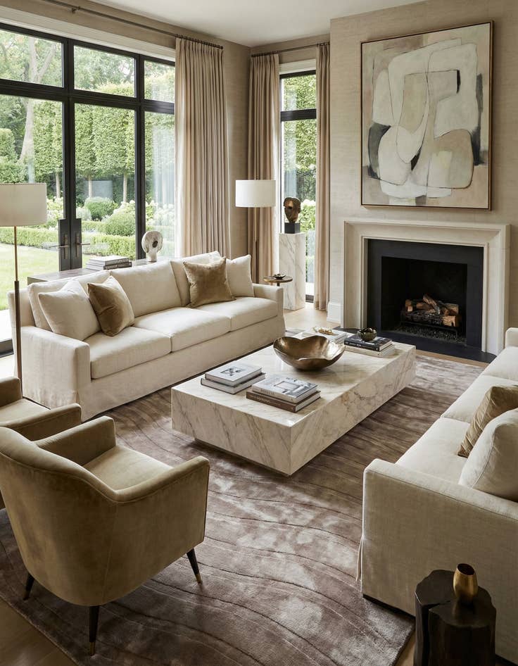 Detail image of 9' 10 x 13' 1  Hand Knotted Darya Wool Rug