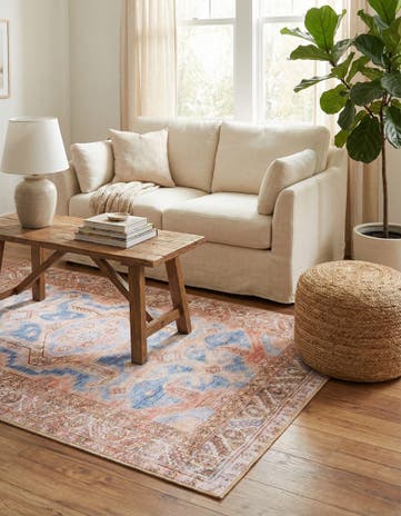 3' 6 x 5' 6 Washable Timeless Rug