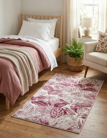 Fuchsia Blossom Rug