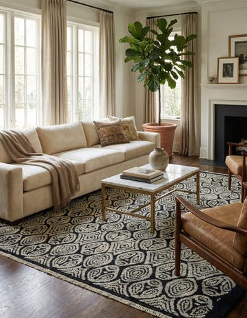 8' 4 x 10' 3 Hand Knotted Darya Wool Rug