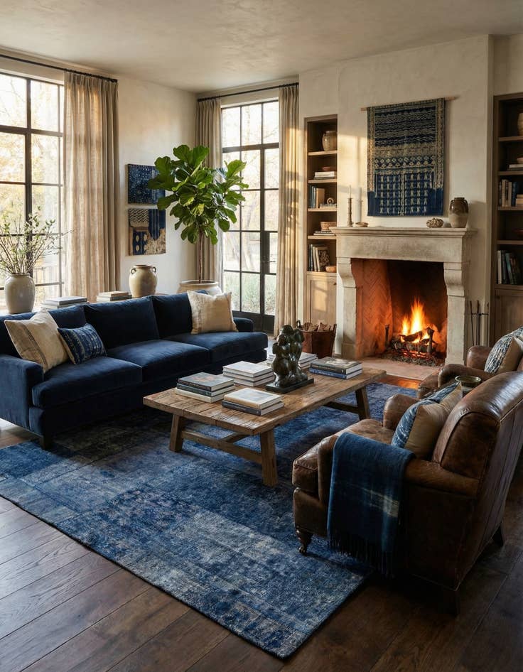 Detail image of  7' 10 x 12'  Hand Knotted Ultra Vintage Persian Wool Rug