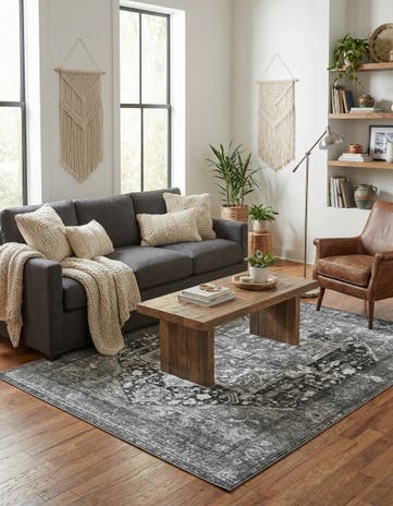 Steel Gray Medina Rug