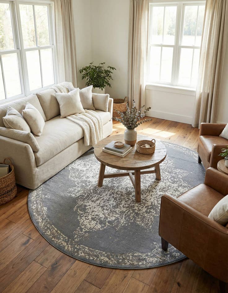 Detail image of 8' x 8' Sahara Round Rug