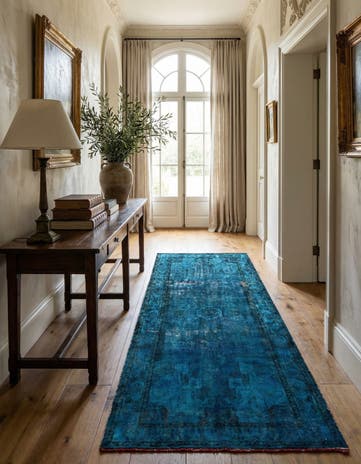 5' 5 x 10' 2 Hand Knotted Ultra Vintage Persian Wool Runner Rug