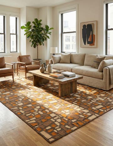 8' 3 x 10' 1 Hand Woven Kilim Modern Rug