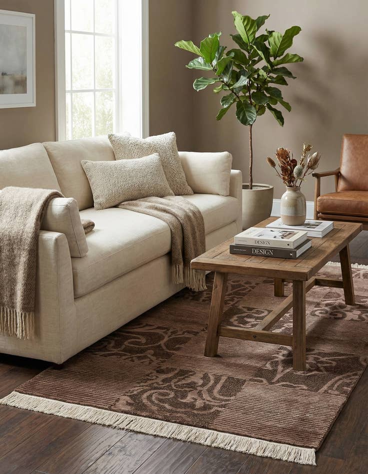 Detail image of 2' 9 x 6' 7  Hand Knotted Darya Wool Runner Rug