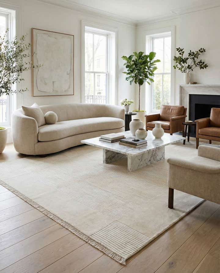 7' 11 x 9' 10 Hand Knotted Darya Wool Rug