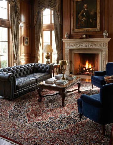 9' 10 x 14' 3 Hand Knotted Kashan Persian Wool Rug