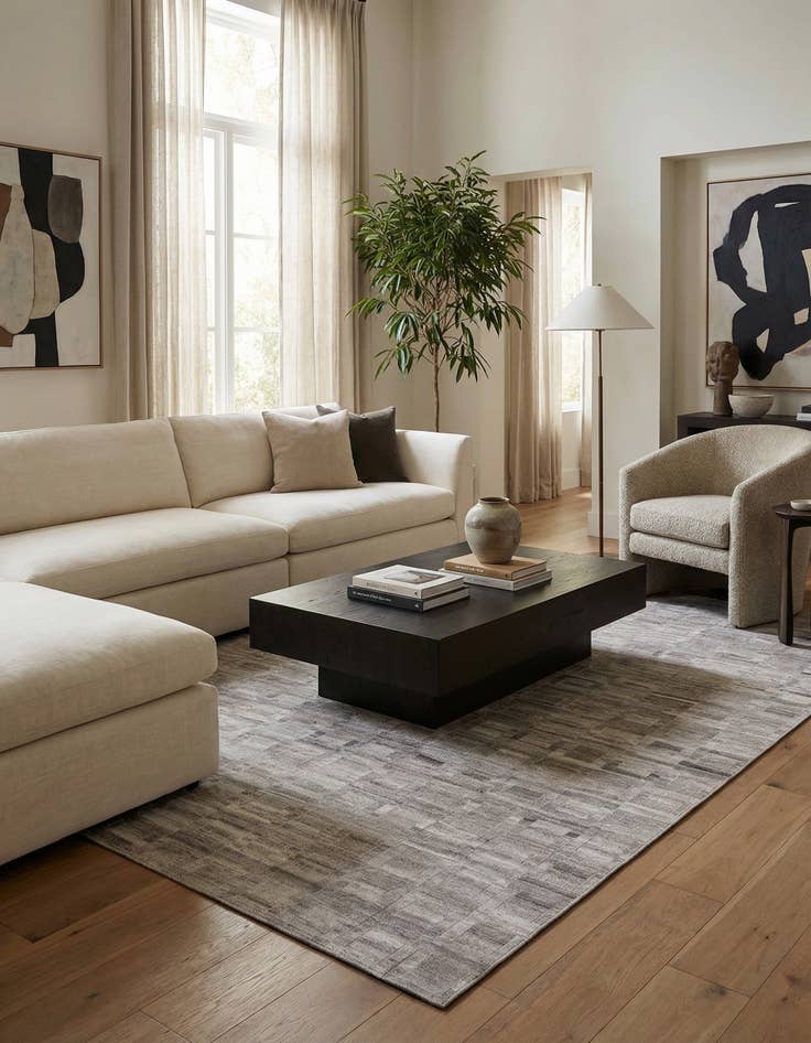 Detail image of 5' x 7' 7 Cowhide Rug