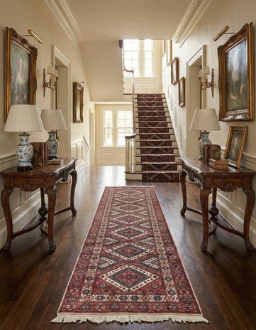 3' x 10' Hand Knotted Shirvan Wool Runner Rug
