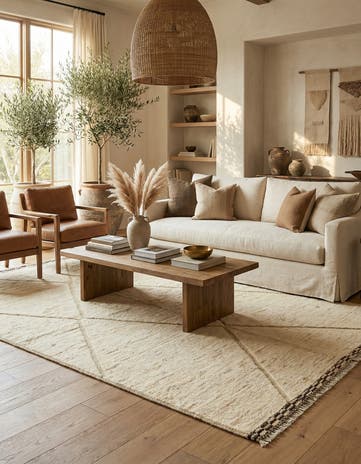5' 7 x 7' 10 Beni Marok Rug