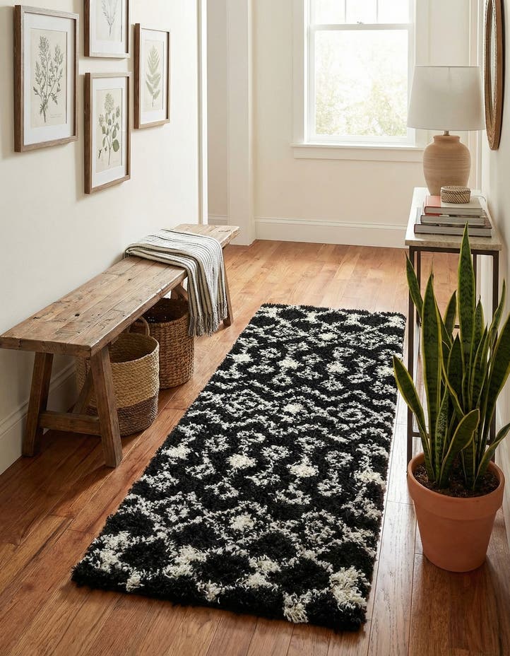 2' x 5' Moroccan Trellis Shag R...