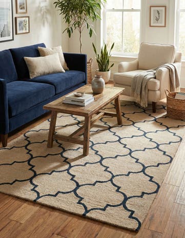 5' x 8' Luna Wool Rug