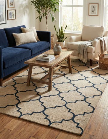 5' x 8' Luna Wool Rug