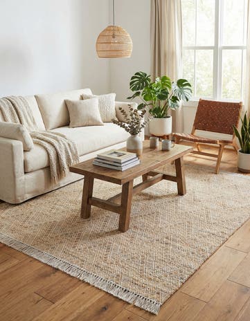 7' 10 x 7' 10 Handmade Braided Jute Square Rug