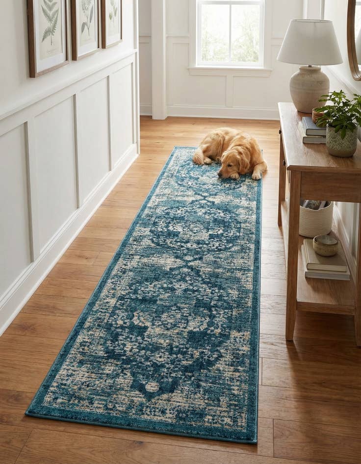 Detail image of 2' 7 x 12' Stockholm Runner Rug