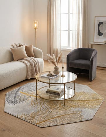 5' 3 x 5' 3 Finsbury Octagon Rug