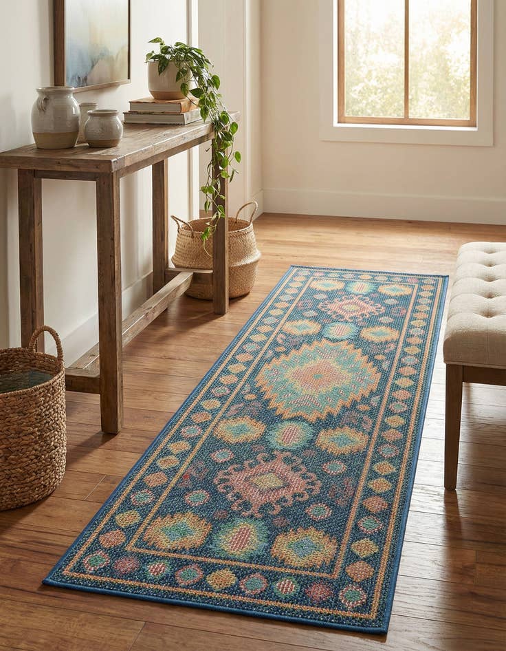 Detail image of 2' x 5' 1 Easy-Clean Baja Indoor / Outdoor Runner Rug