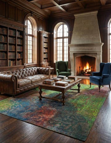 9' 11 x 13' 2 Vintage Royal Wool Rug