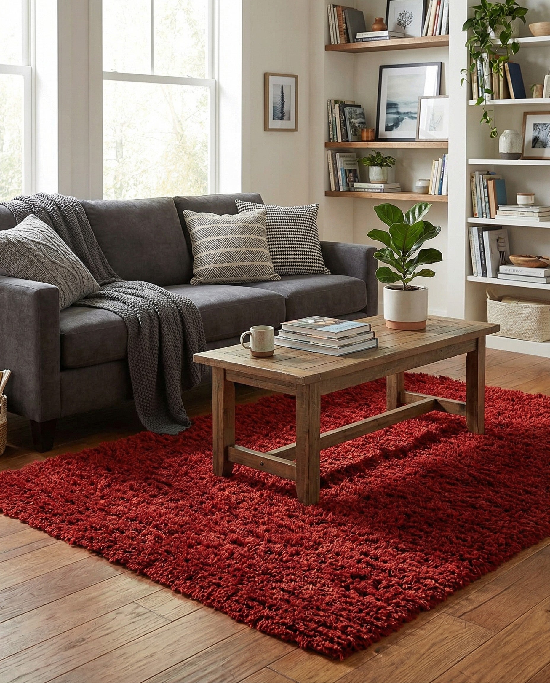  4' x 6' Infinity Shag Rug