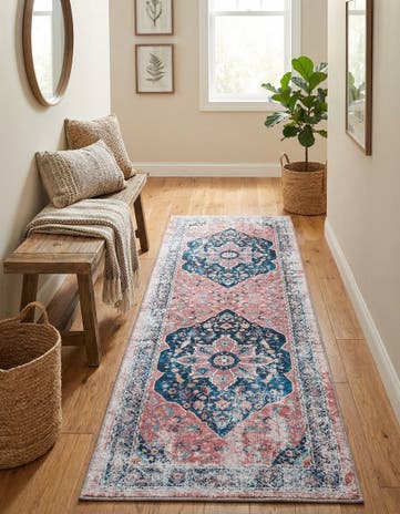 2' x 6' Washable Yara Runner Rug