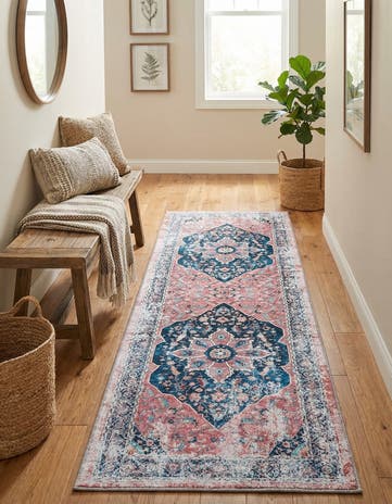2' x 6' Washable Yara Runner Rug