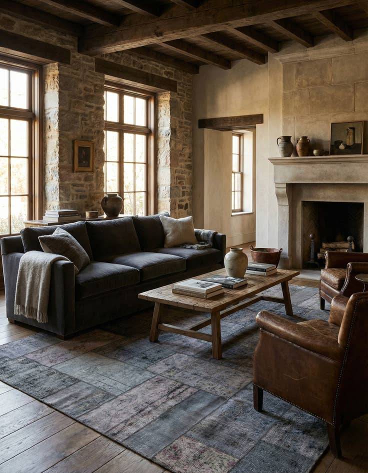 Detail image of 8' 7 x 10' 1  Hand Knotted Ultra Vintage Persian Wool Rug