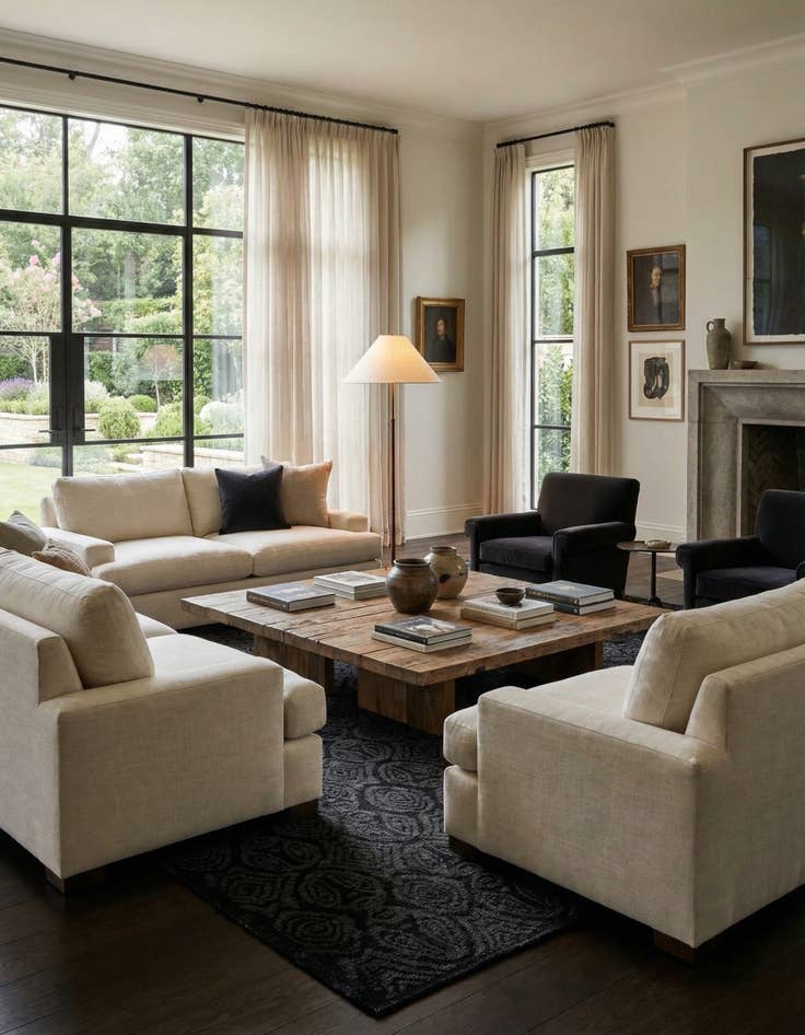 Detail image of  9' 8 x 12' 4  Hand Knotted Darya Wool Rug