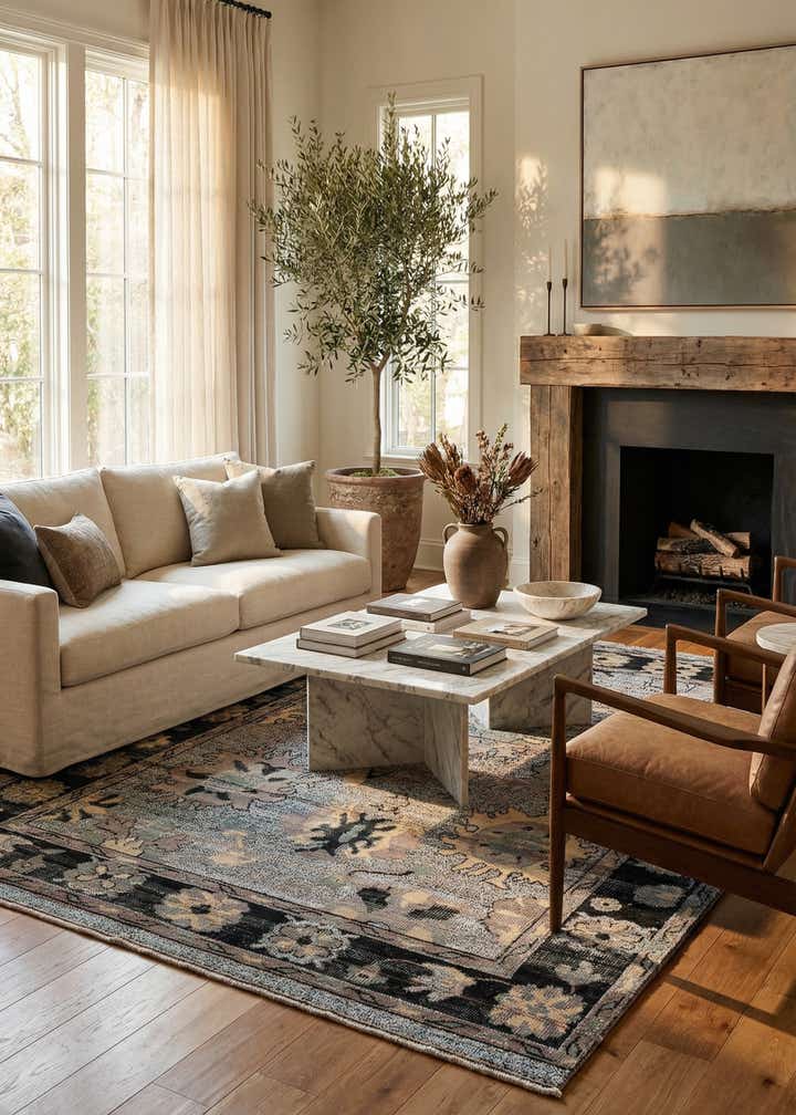 8' 7 x 11' 10 Hand Knotted Moroccan Wool Rug