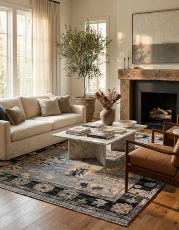 8' 7 x 11' 10 Hand Knotted Moroccan Wool Rug