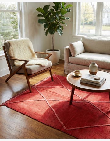 4' 2 x 6' Hand Woven Kilim Modern Wool Rug