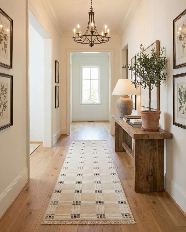 2' 7 x 12' 10 Hand Knotted Darya Wool Runner Rug